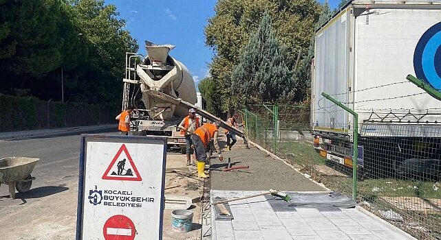 Alikahya Sanayici Caddesi’ne yeni üstyapı