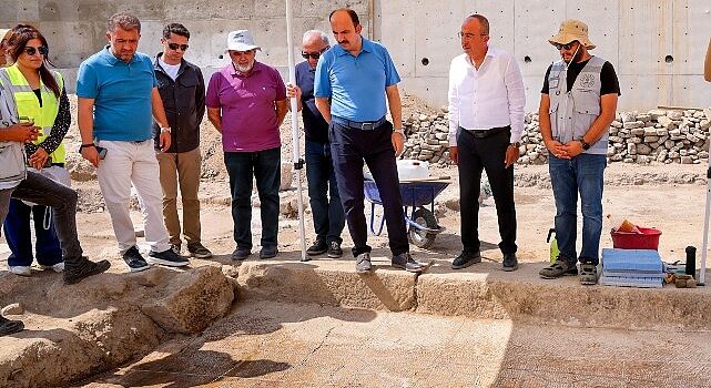 Başkan Altay ve Başkan Kavuş Şükran Mahallesi Arkeolojik Park Alanında İncelemelerde Bulundu