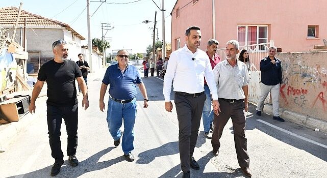 Başkan Yıldız Kaklıç’ta yol sözünü tuttu