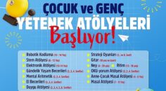 Çocuk ve Genç Yetenek Atölyeleri başlıyor