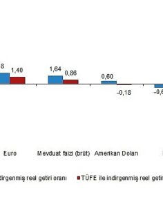 Tüik: Aylık en yüksek reel getiri külçe altında oldu