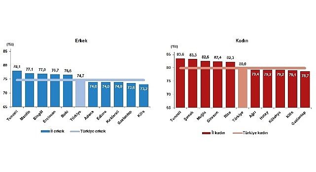 Tüik: İlk kez eğitim durumuna göre beklenen yaşam süresi hesaplandı