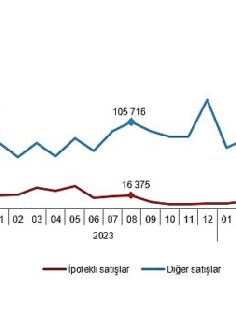 Tüik: Türkiye genelinde Ağustos ayında 134 bin 155 konut satıldı