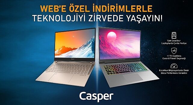 Casper’dan Oyun Tutkunları ve Profesyoneller İçin Web’e Özel Ayrıcalıklı Avantajlar!