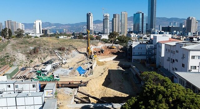 Eşrefpaşa Hastanesi ek bina inşaatında yoğun tempo