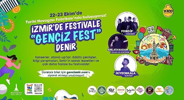 İzmir’de gençlik ve yaratıcılık rüzgarı estirecek Gençİz Fest başlıyor