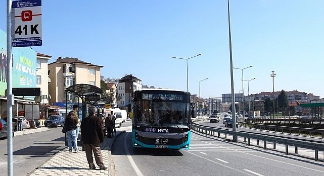 Kocaeli’nin ulaşım ağı 41K hattı ile genişliyor;  Hat 41K’da yeni rota Hereke