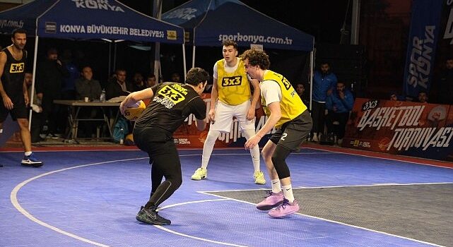 Konya’da 3×3 Basketbol Turnuvası Heyecanı Yaşandı