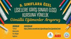 LGS kursları için gönüllü eğitmen başvuruları başladı