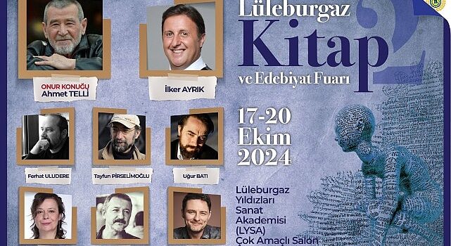 Lüleburgaz 2’nci Kitap ve Edebiyat Fuarı 17 Ekim’de başlıyor