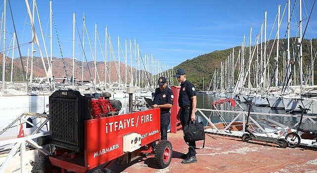 Muğla Büyükşehir Belediyesi İl Genelinde Kıyı Tesislerinde Kapsamlı Yangın Denetimi Gerçekleştirdi