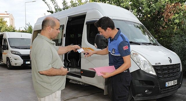 Narlidere’de Okul Servisleri Denetlendi