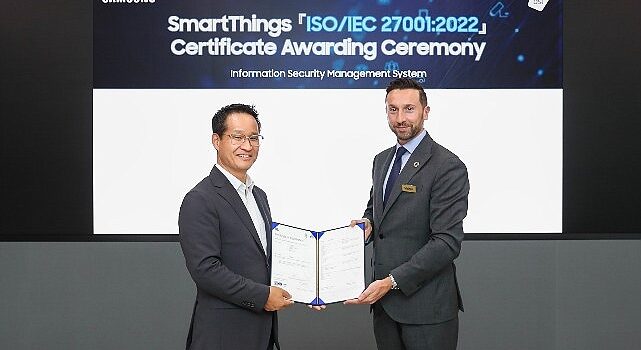 Samsung Electronics’in SmartThings platformu ISO 27001 sertifikası aldı